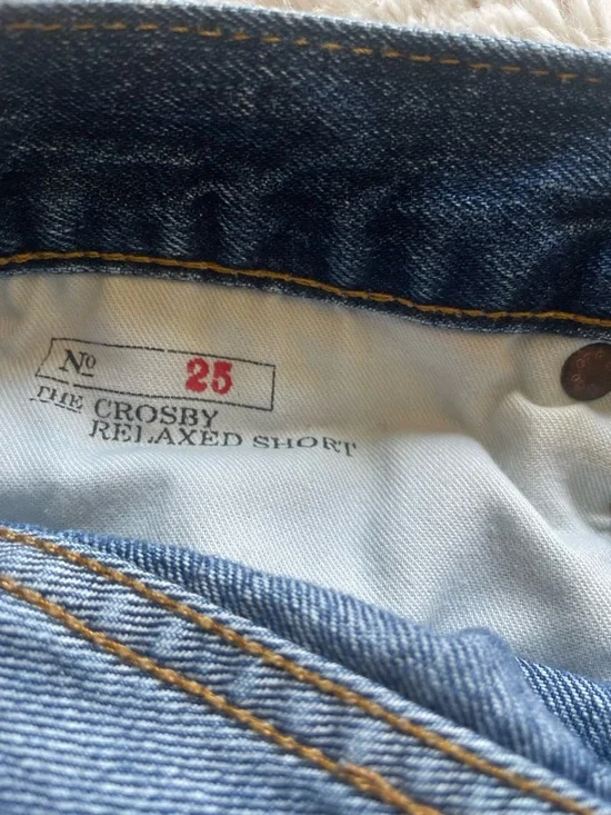 Polo by Ralph Lauren Blue Distressed Denim Cutoff Shorts - Picture 3 of 3